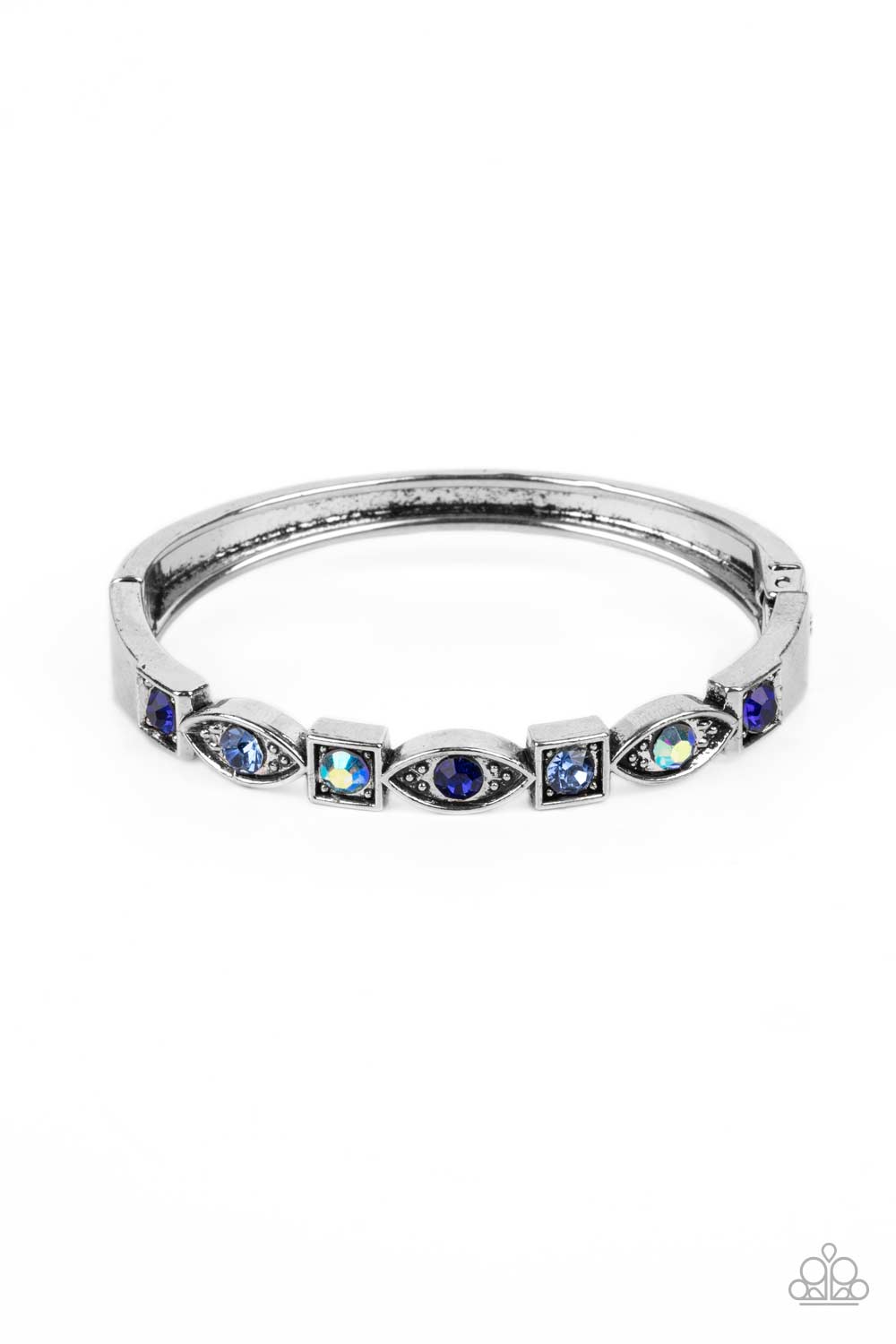 Paparazzi Poetically Picturesque - Blue Hinge Bracelet