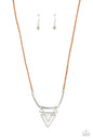 Paparazzi Tulum Totem - Brown Necklace