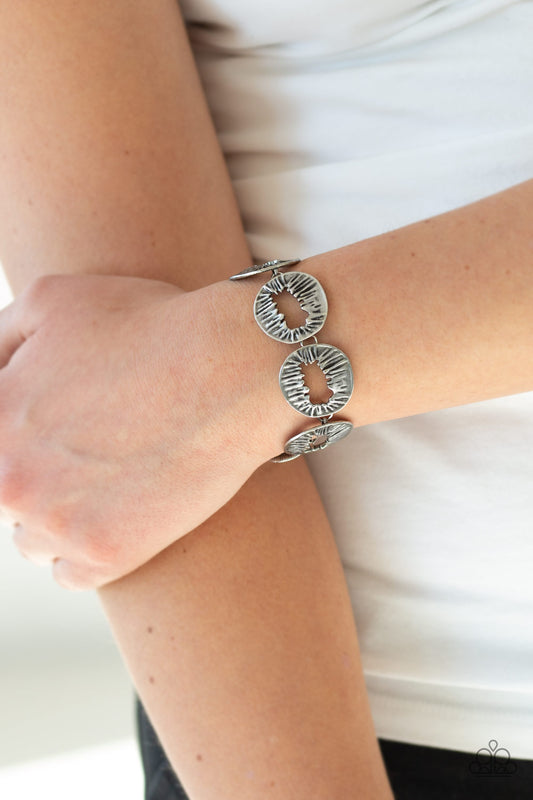 Paparazzi Cut It Out - Silver Bracelet