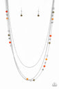 Paparazzi Colorful Cadence - Multi Necklace