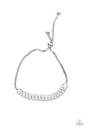 Paparazzi Glitz And Glimmer - White Bracelet