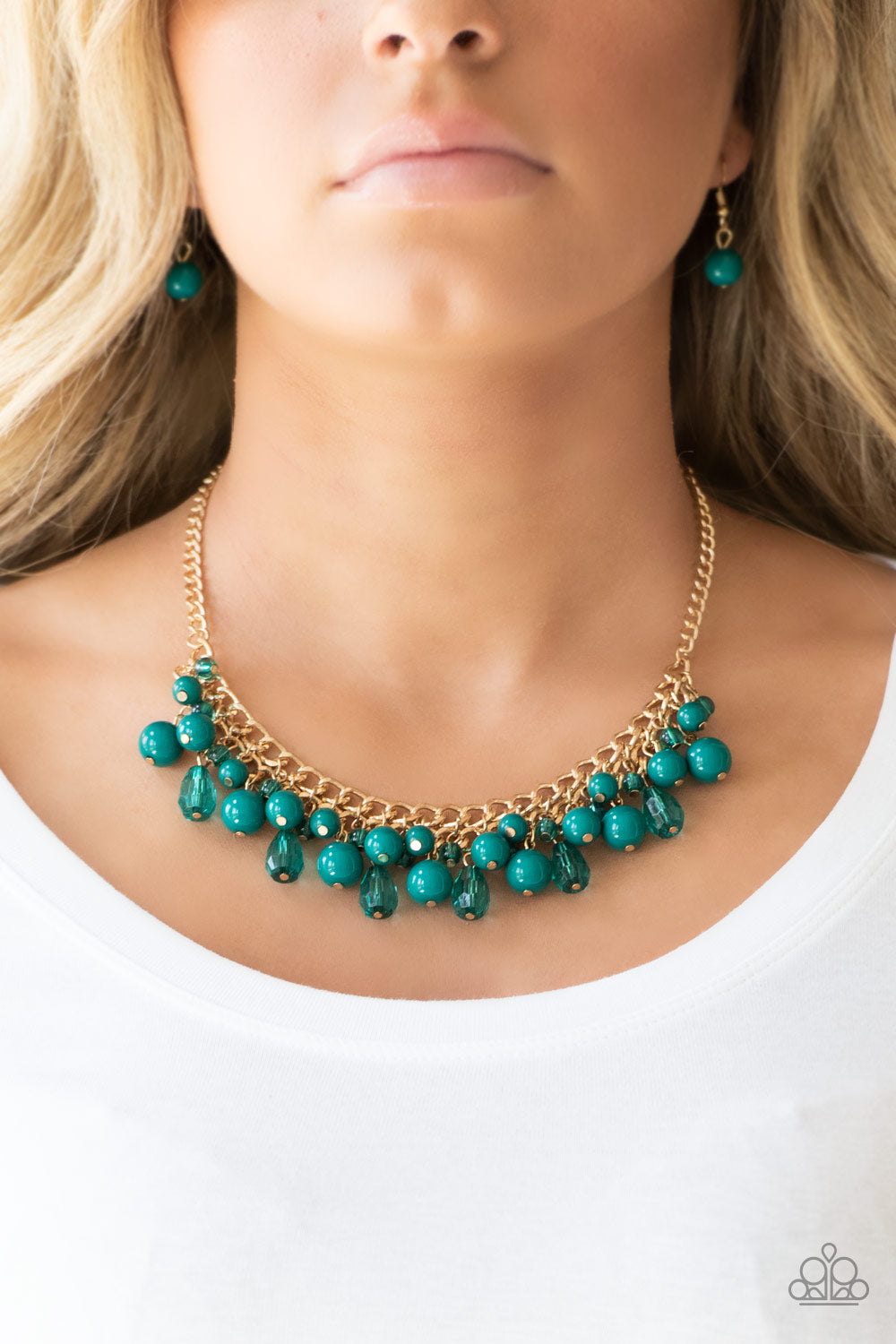 Paparazzi Tour De Trendsetter - Green Necklace