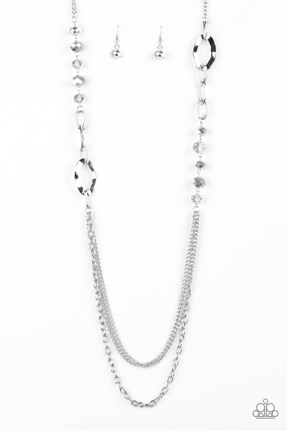 Paparazzi Modern Girl Glam - Silver Necklace