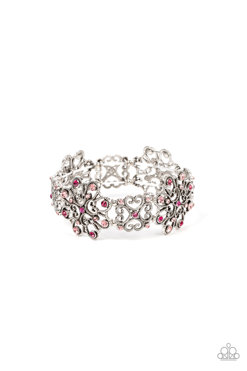 Paparazzi Regal Recognition - Pink Bracelet