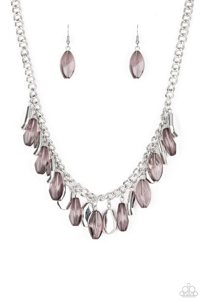 Paparazzi Fringe Fabulous - Silver Necklace