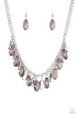 Paparazzi Fringe Fabulous - Silver Necklace