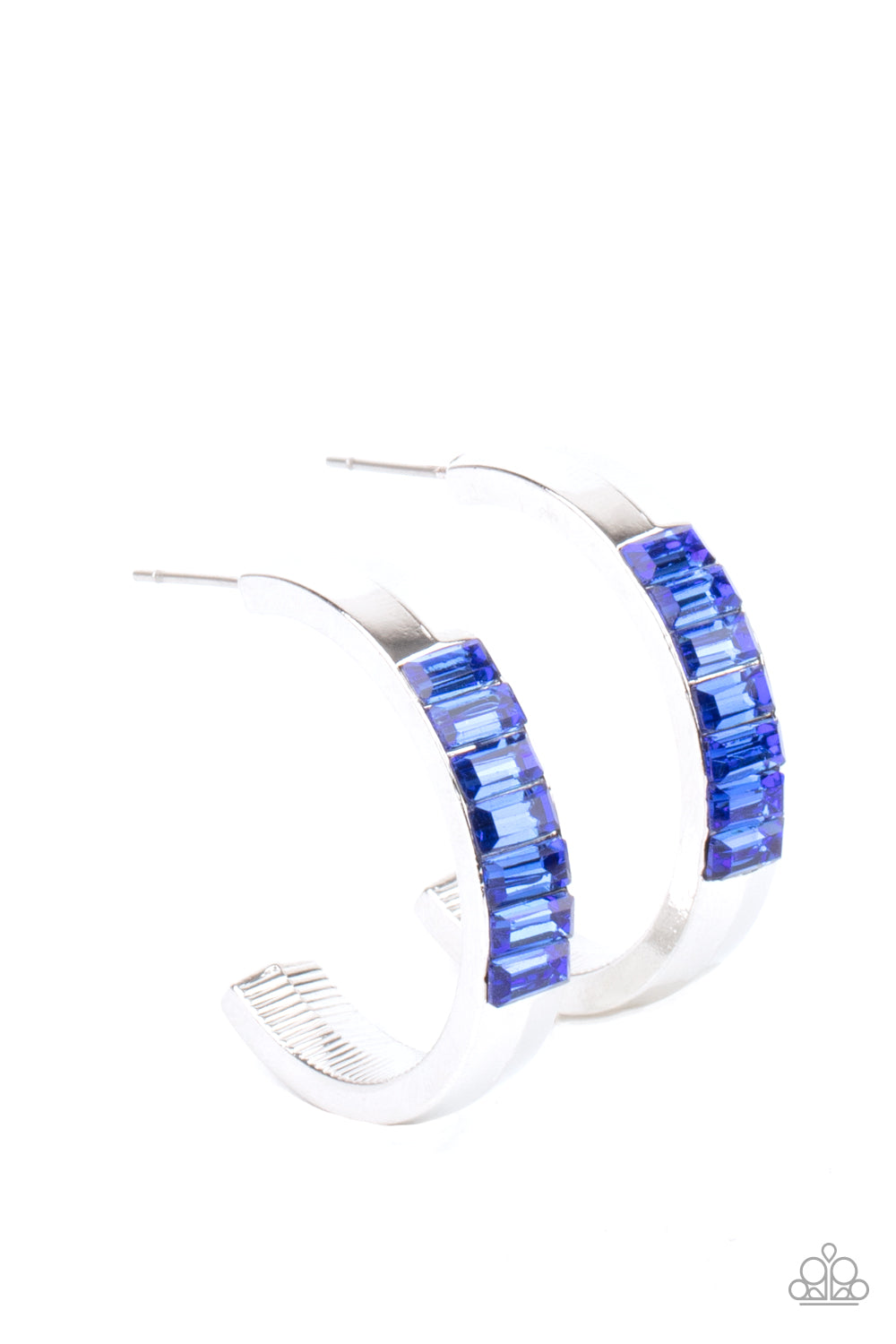 Paparazzi Bursting With Brilliance - Blue Earrings