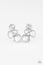 Paparazzi Super Superstar - White Earrings