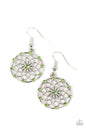 Paparazzi Springtime Salutations - Green Earrings