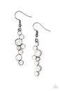 Paparazzi Milky Way Magnificence - Black Earrings