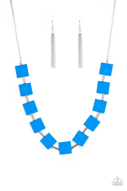 Paparazzi Hello, Material Girl - Blue Necklace