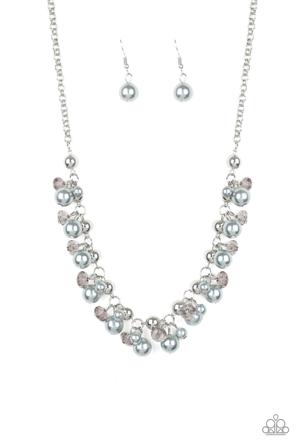 Paparazzi Duchess Royale - Silver Necklace