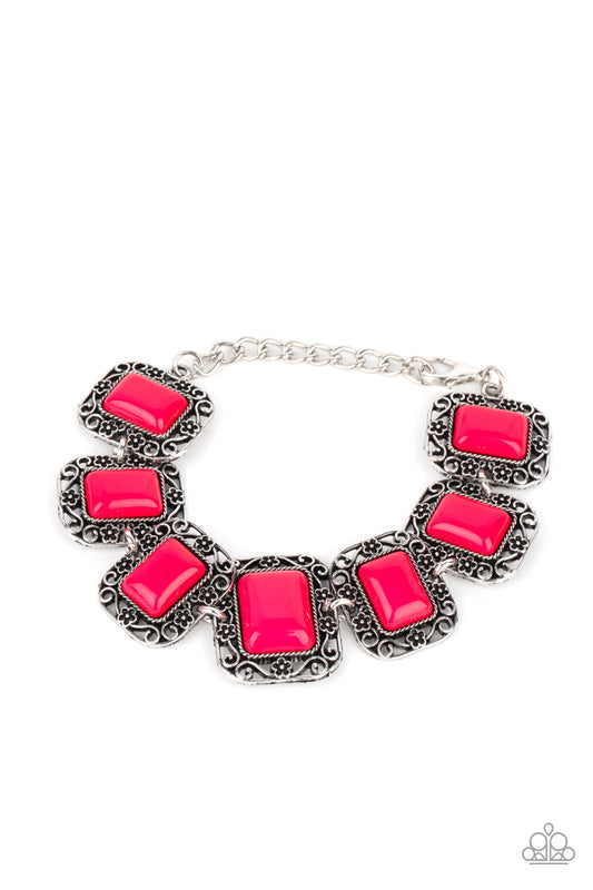 Paparazzi Retro Rodeo - Pink Bracelet