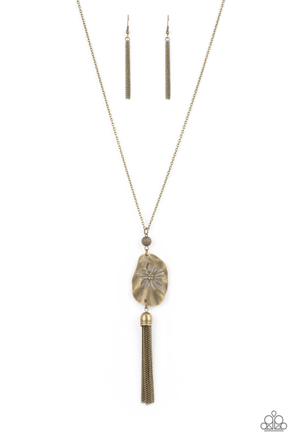 Paparazzi Botanical Beaches - Brass Necklace