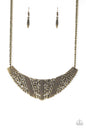 Paparazzi Terra Trailbreaker - Brass Necklace