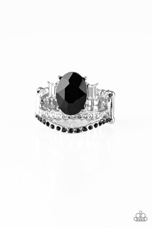 Paparazzi Spectacular Sparkle - Black Ring