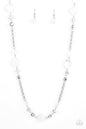 Paparazzi Light-Scattering Luminosity - White Necklace