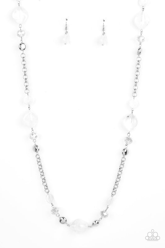 Paparazzi Light-Scattering Luminosity - White Necklace