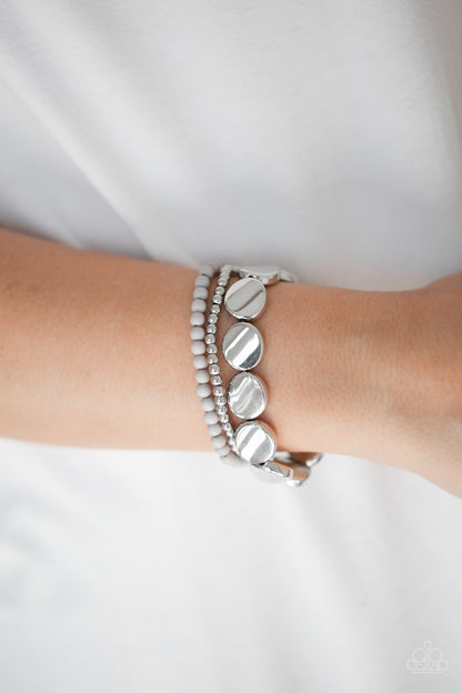 Paparazzi Beyond The Basics - Silver Bracelet