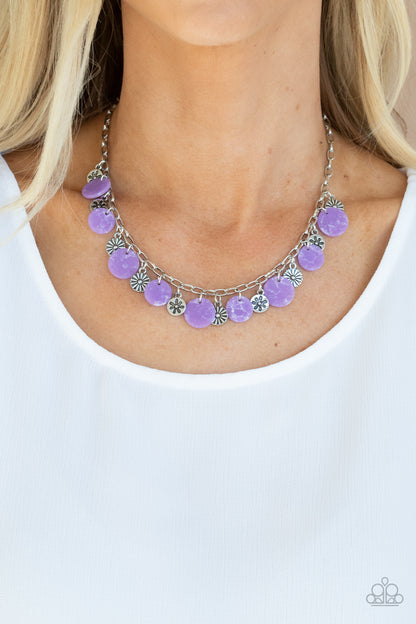 Paparazzi Flower Powered - Purple Necklace