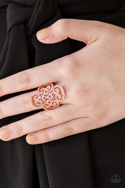 Paparazzi Regal Regalia - Copper Ring