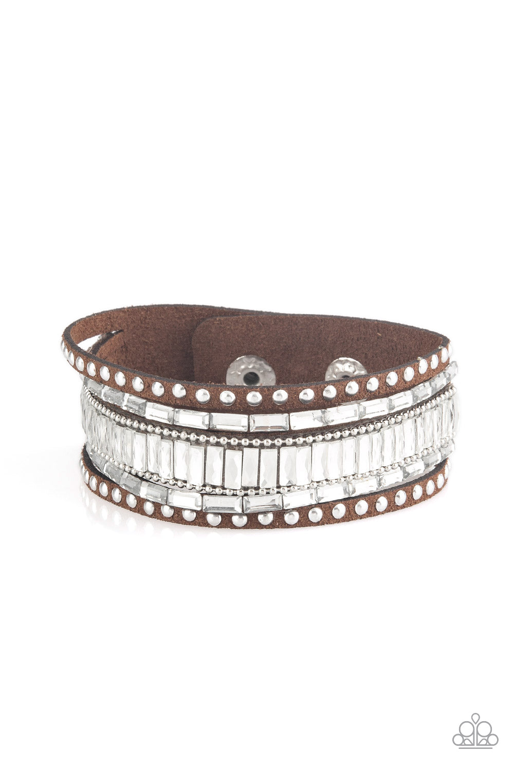 Paparazzi Rock Star Rocker - Brown Urban Bracelet