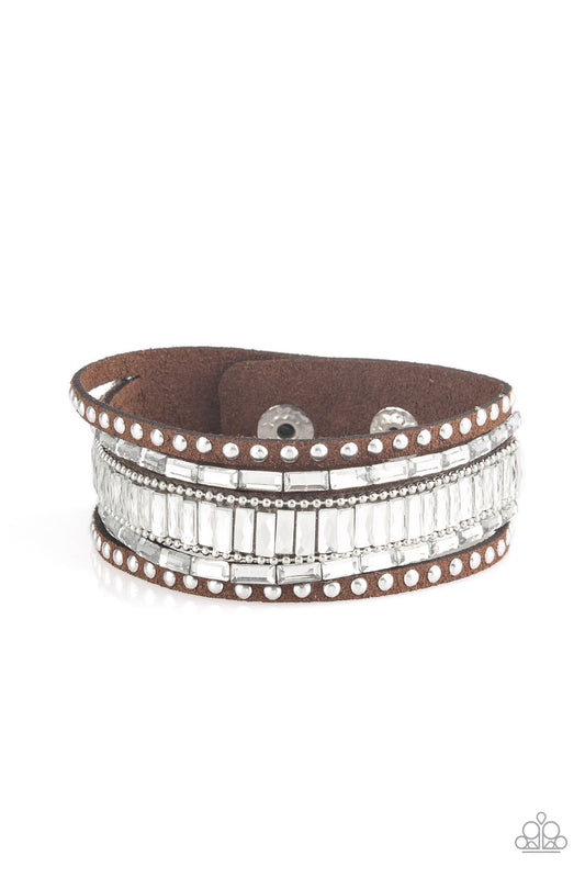 Paparazzi Rock Star Rocker - Brown Urban Bracelet