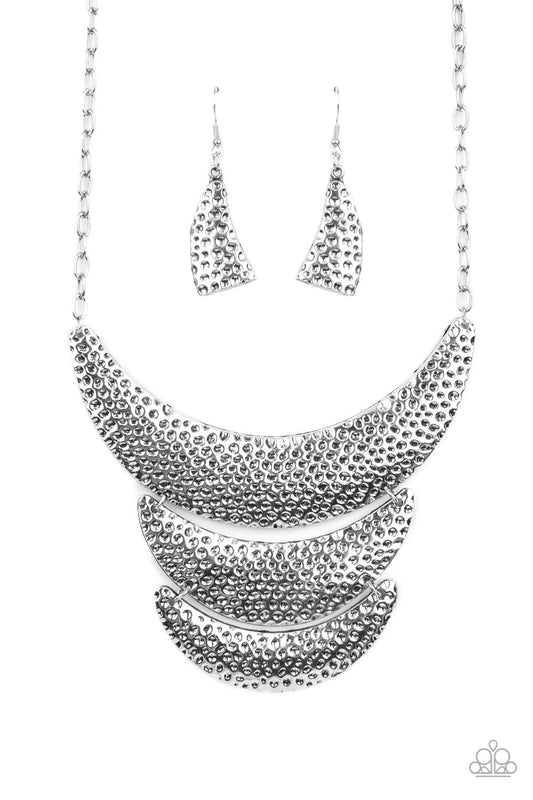 Paparazzi Moonwalk Magic - Silver Necklace