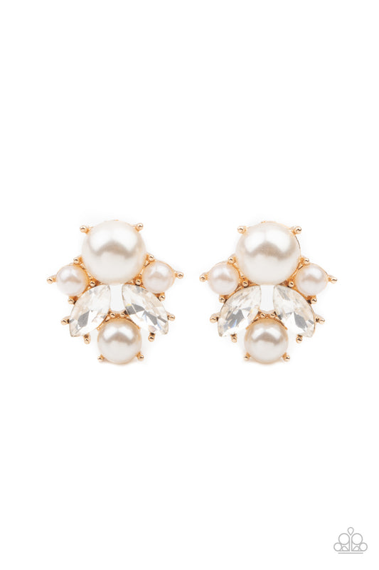 Paparazzi Royal Reverie - Gold Earrings