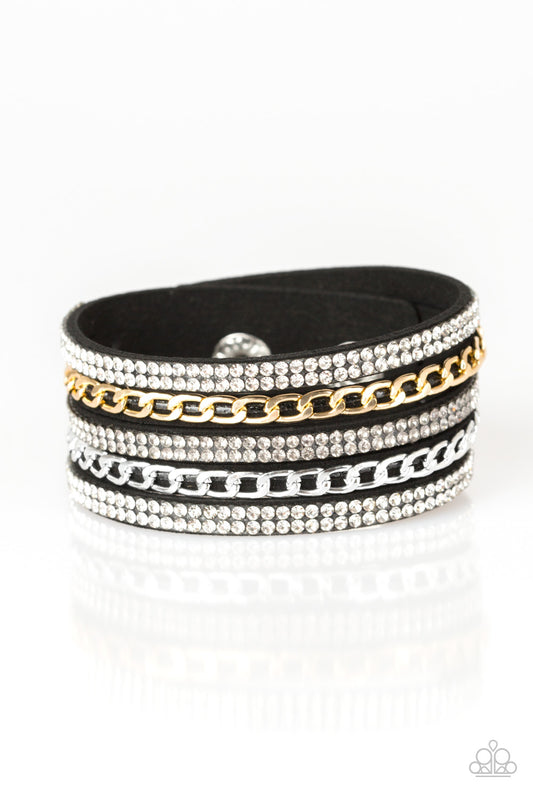 Paparazzi Fashion Fiend - Black Urban Bracelet