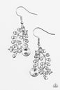 Paparazzi Make You VINE! - White Earrings