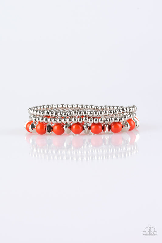 Paparazzi Epic Escape - Orange Bracelet