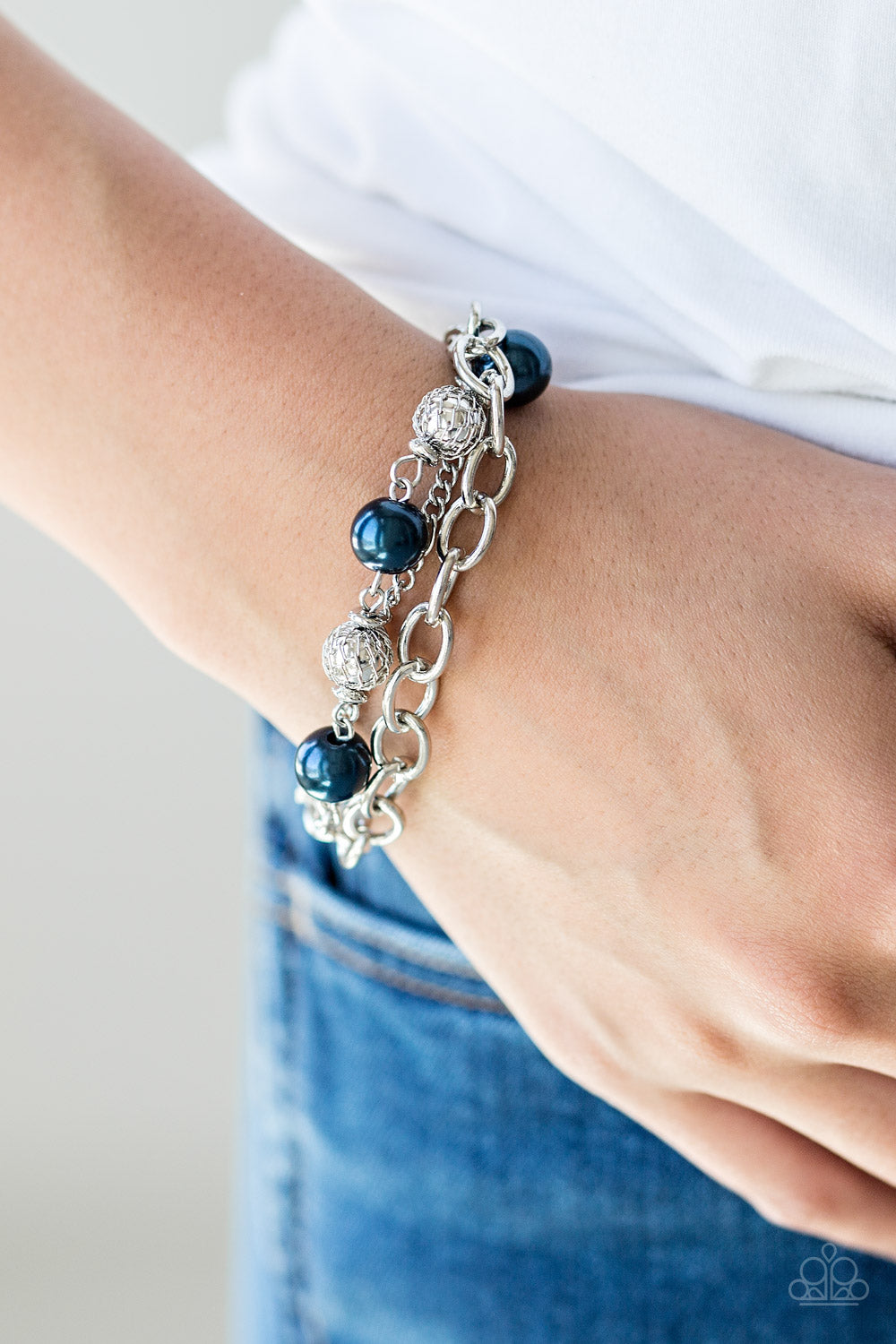 Paparazzi Vintage Variety - Blue Bracelet