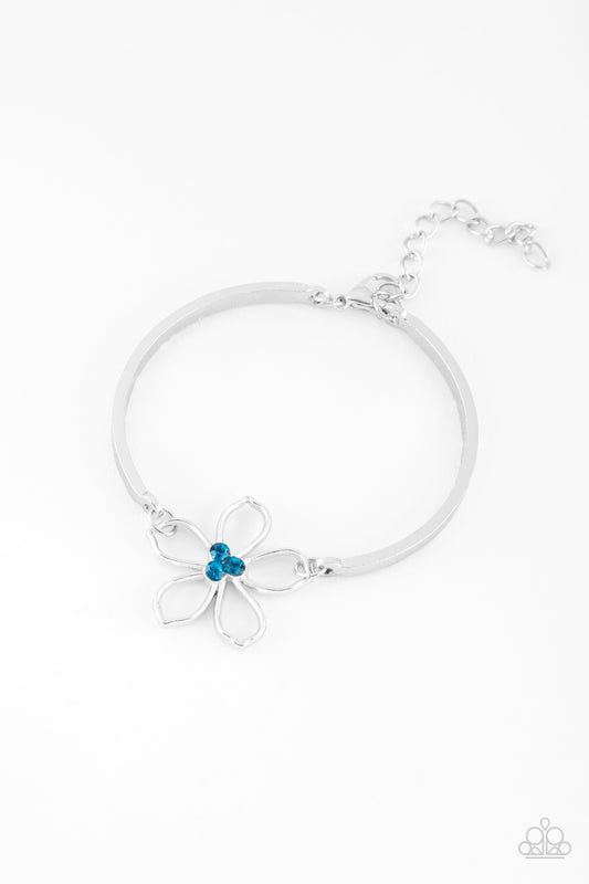 Paparazzi Hibiscus Hipster - Blue Necklace