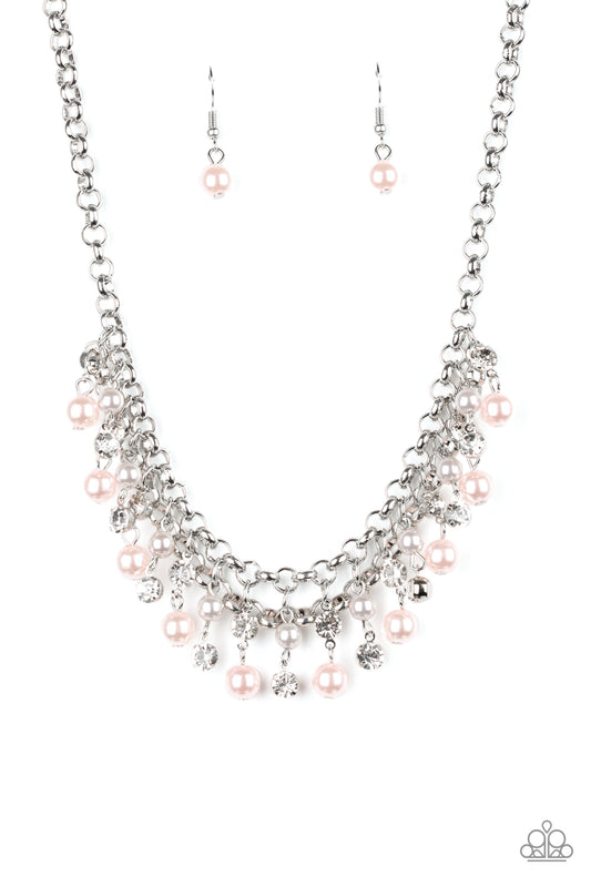 Paparazzi You May Kiss The Bride - Multi Pink Necklace