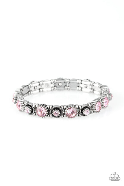 Paparazzi Heavy On The Sparkle - Pink Bracelet