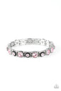 Paparazzi Heavy On The Sparkle - Pink Bracelet