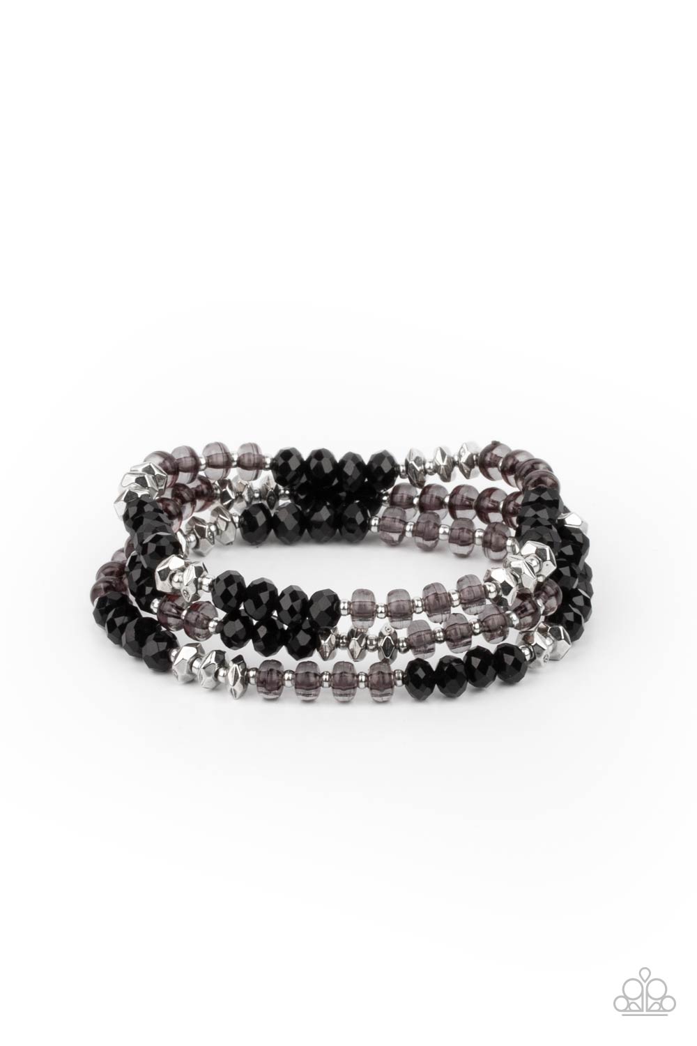 Paparazzi Stellar Strut - Black Bracelet