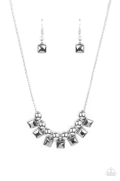 Paparazzi Graciously Audacious - Silver Necklace