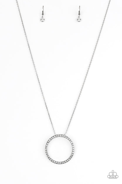 Paparazzi Center Of Attention - Black Necklace