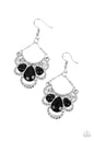 Paparazzi Caribbean Royalty - Black Earrings