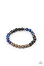 Paparazzi Petrified Powerhouse - Blue Urban Bracelet
