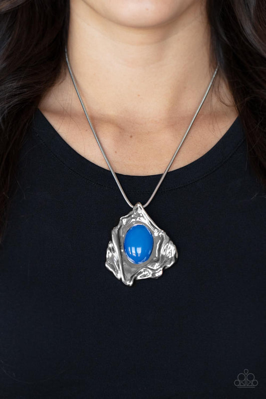 Paparazzi Amazon Amulet - Blue Necklace