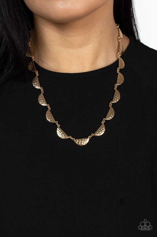 Paparazzi Lunar Jungle - Gold Necklace