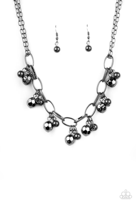 Paparazzi Malibu Movement - Black Necklace