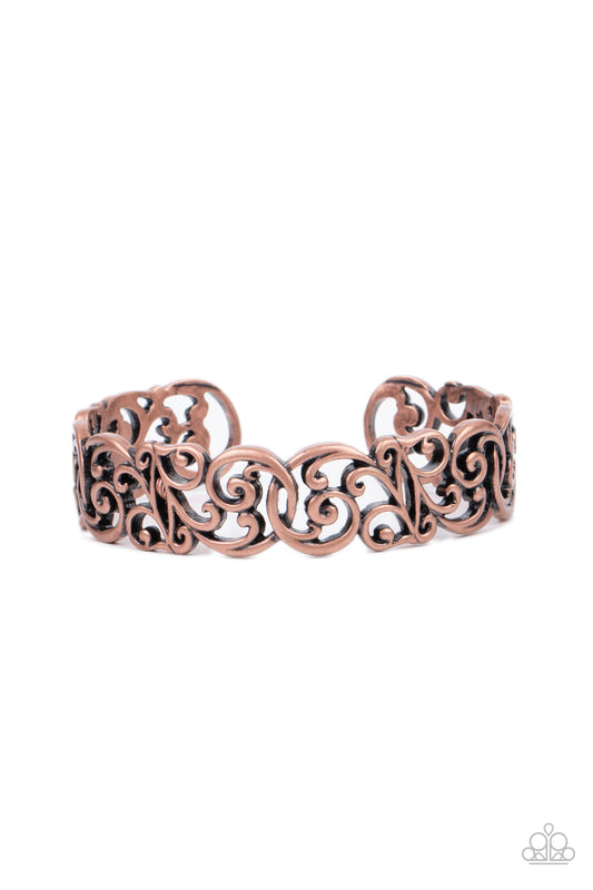 Paparazzi Wild Vineyards - Copper Cuff Bracelet