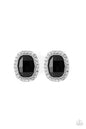 Paparazzi The Modern Monroe - Black Earrings