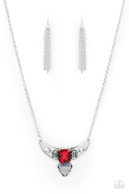 Paparazzi You The TALISMAN! - Red Necklace