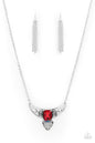 Paparazzi You The TALISMAN! - Red Necklace