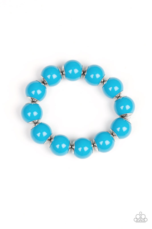 Paparazzi Candy Shop Sweetheart - Blue Bracelet